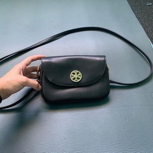 Tory Burch mini bag black leather crossbody